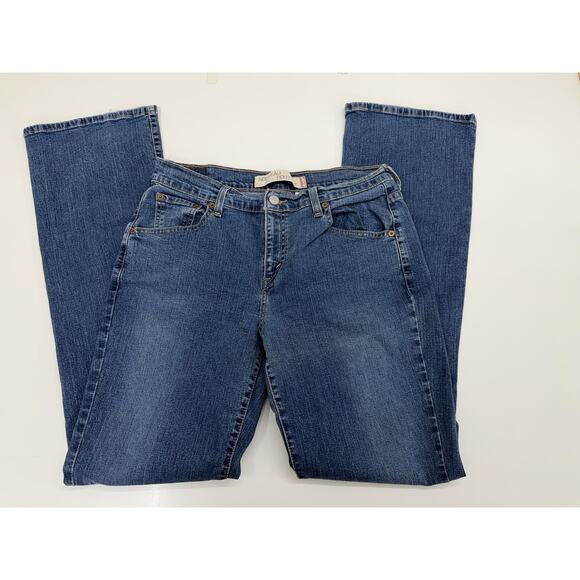 Levis Womens Jeans Size 10 L Nouveau 515 Bootcut Denim Jeans - Picture 1 of 11